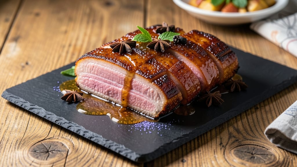 Berkshire Pork Belly Recipe: Five-Spice Crust Meets Sticky Maple Glaze