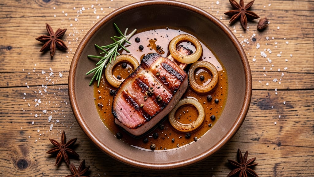 Calhoun's Ale Pork Chops Recipe: Five-Spice Crust With Sticky Glaze Magic
